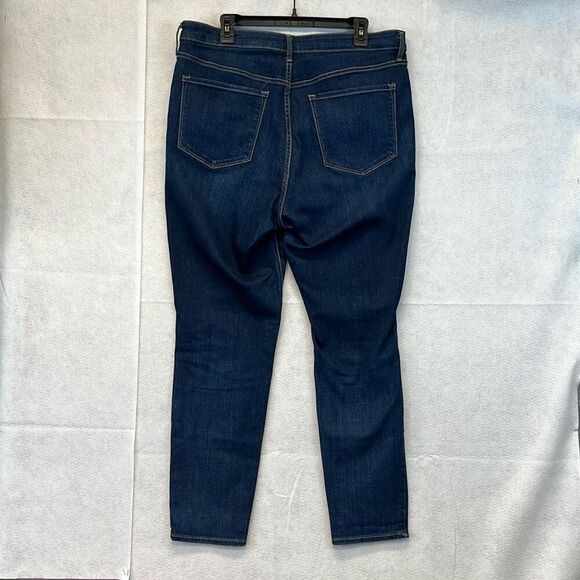 NWT OLD NAVY Women’s Blue Jeans 18 High Waisted Rockstar Super Skinny Slimming - Picture 10 of 15